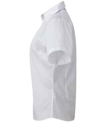 Premier Ladies Short Sleeve Poplin Blouse 1