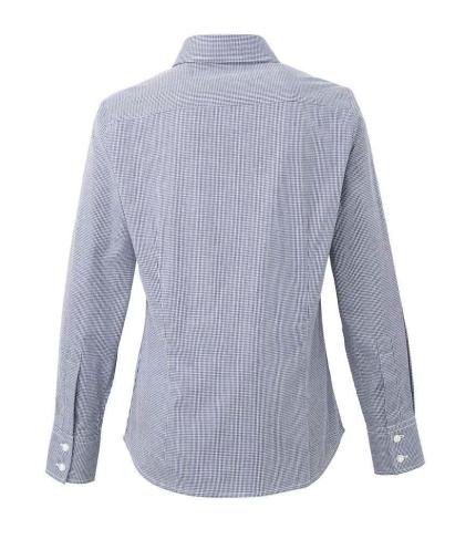 Premier Ladies Gingham Long Sleeve Shirt 2
