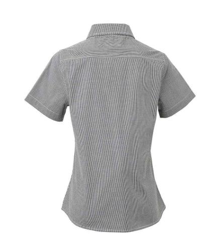 Premier Ladies Gingham Short Sleeve Shirt 2