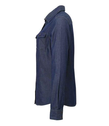 Premier Ladies Jeans Stitch Denim Shirt 1