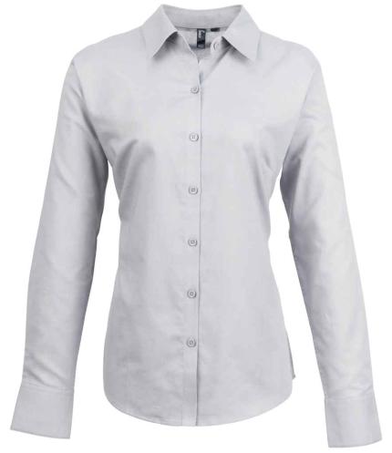 Premier Ladies Signature Long Sleeve Oxford Shirt