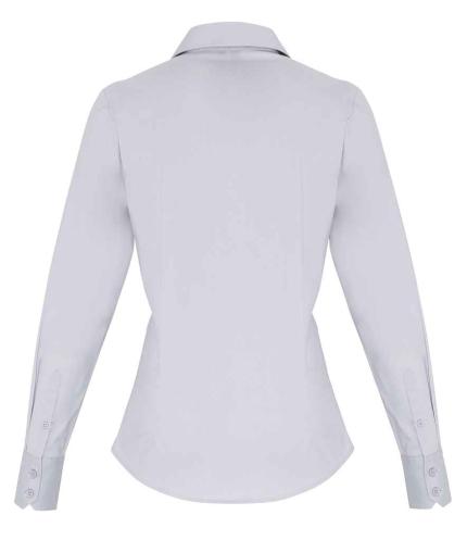 Premier Ladies Long Sleeve Stretch Fit Poplin Shirt 2