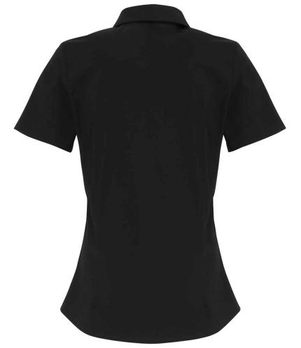 Premier Ladies Short Sleeve Stretch Fit Poplin Shirt 2