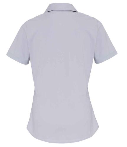 Premier Ladies Short Sleeve Stretch Fit Poplin Shirt 2