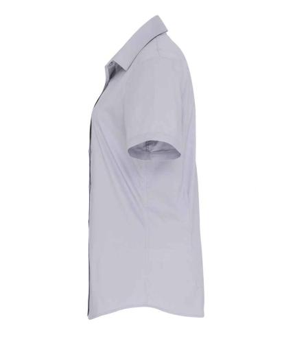 Premier Ladies Short Sleeve Stretch Fit Poplin Shirt 1