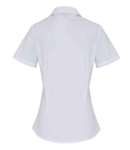 Premier Ladies Short Sleeve Stretch Fit Poplin Shirt 2