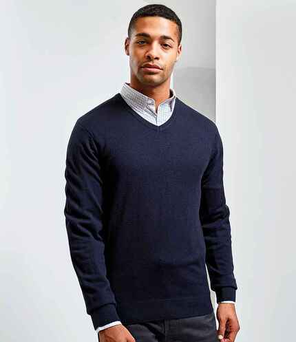 Premier Essential Acrylic V Neck Sweater 3