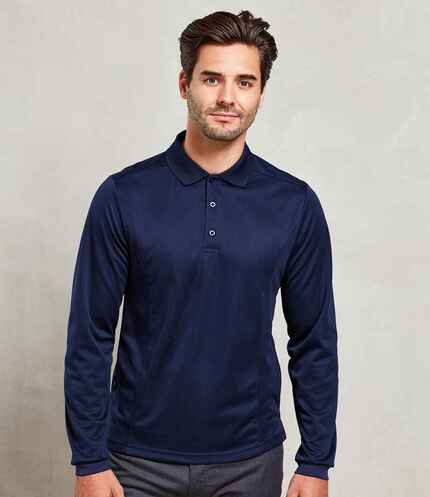 Premier Long Sleeve Coolchecker® Piqué Polo Shirt 1