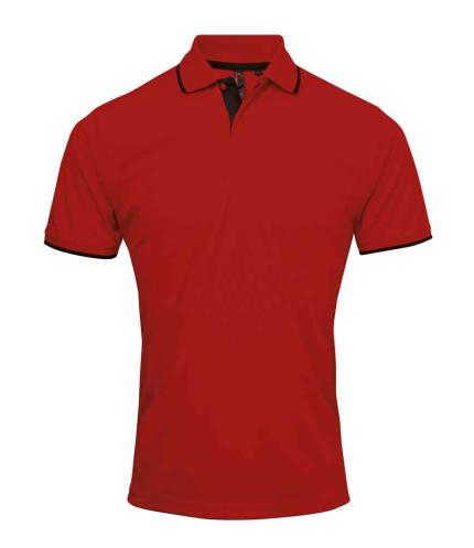 Premier Contrast Coolchecker® Piqué Polo Shirt