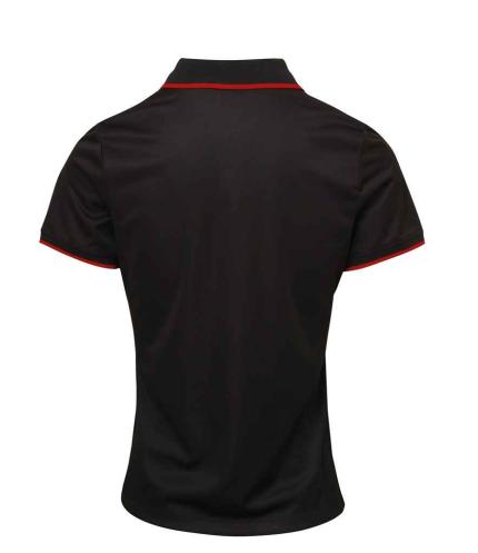 Premier Ladies Contrast Coolchecker® Piqué Polo Shirt 1