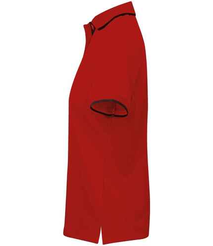 Premier Ladies Contrast Coolchecker® Piqué Polo Shirt 2