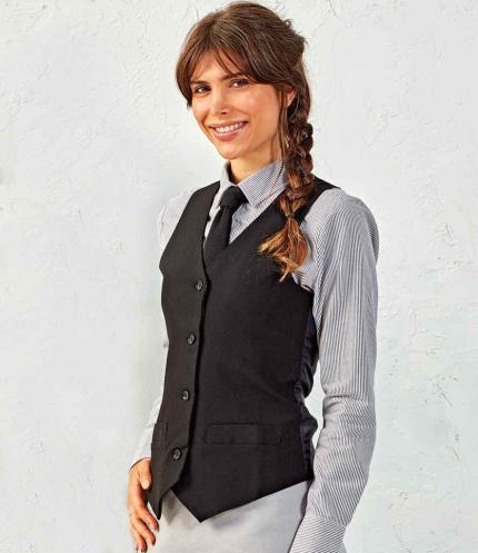 Premier Ladies Lined Waistcoat 1