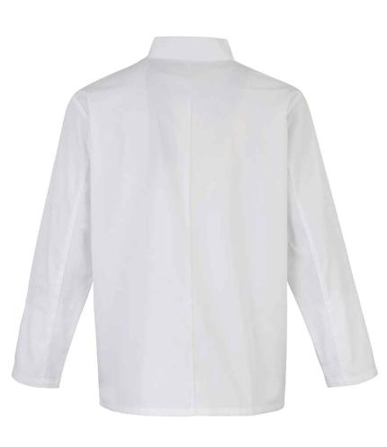 Premier Unisex Long Sleeve Stud Front Chef's Jacket 1