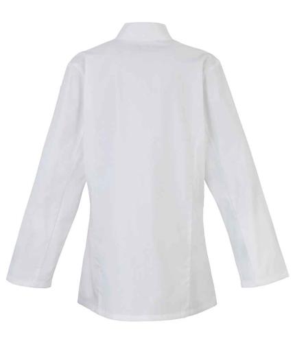 Premier Ladies Long Sleeve Chef's Jacket 2