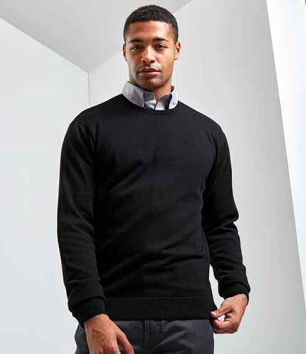Premier Cotton Rich Crew Neck Sweater 1