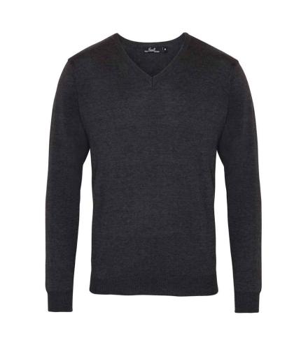 Premier Knitted Cotton Acrylic V Neck Sweater