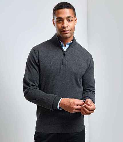 Premier Zip Neck Sweater 3