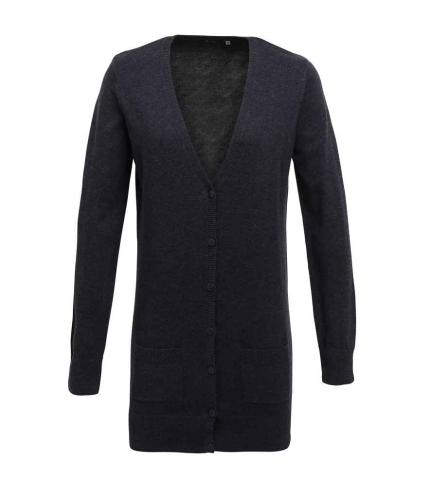 Premier Ladies Longline V Neck Cardigan
