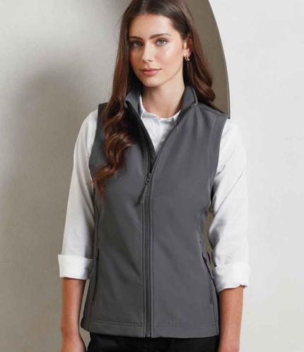 Premier Ladies Windchecker® Recycled Printable Soft Shell Gilet 2