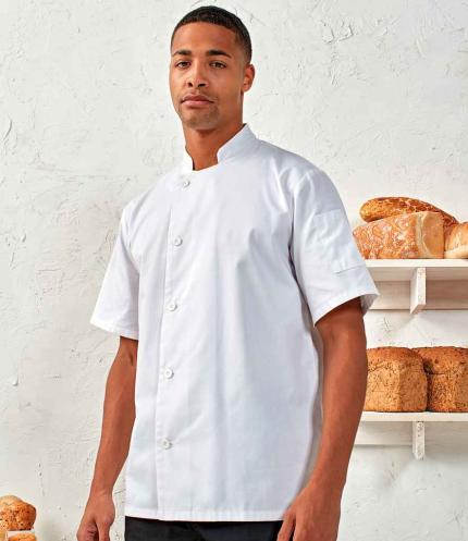 Premier Essential Short Sleeve Chef's Jacket 2