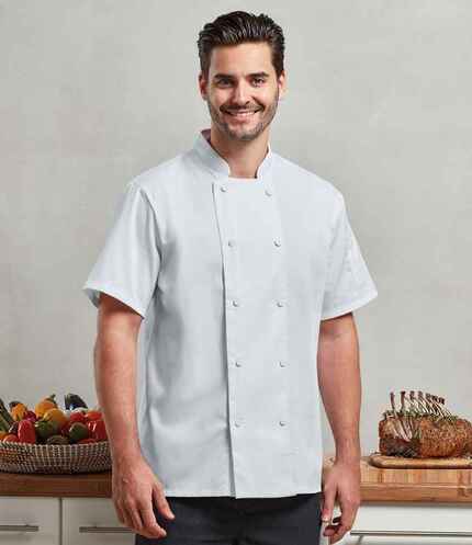 Premier Coolchecker® Short Sleeve Chef's Jacket 2