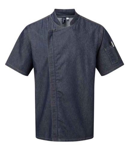Premier Short Sleeve Zipped Chef's Jacket