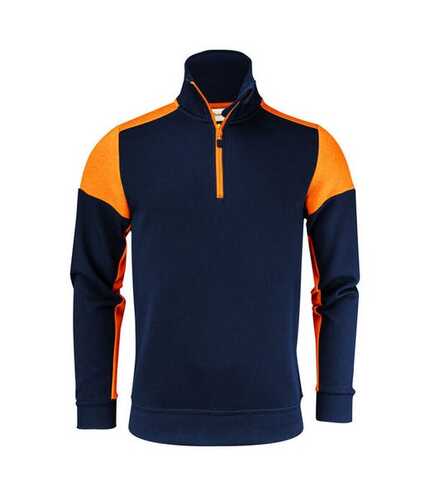 Printer Prime Sustainable Two-Tone Half Zip Sweatshirt