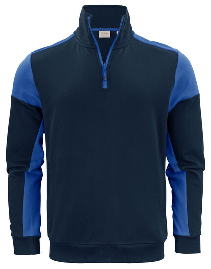 Printer Prime Sustainable Two-Tone Half Zip Sweatshirt