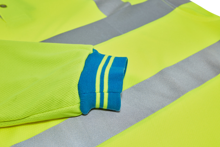 PULSAR Hi-Vis L/Sleeve Cut Reinforced Polo Shirt 3