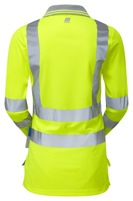 PULSAR Ladies Long Sleeve Polo Shirt 1