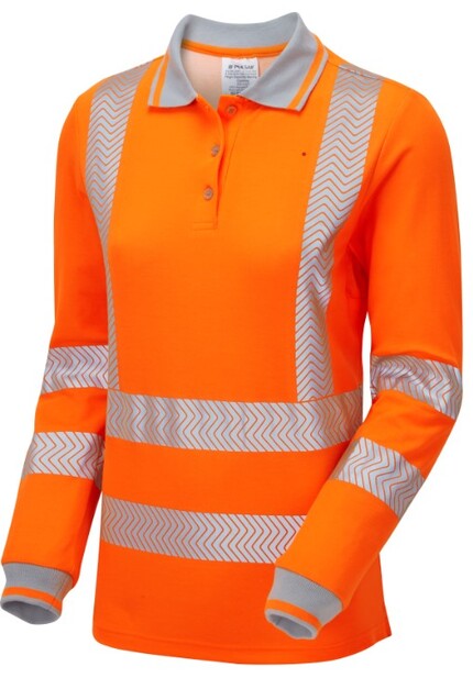 PULSAR LIFE Ladies Long Sleeve Polo Shirt