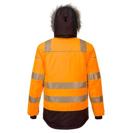 Portwest PW3 Hi-Vis Winter Parka Jacket 1