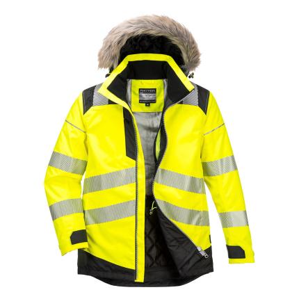 Portwest PW3 Hi-Vis Winter Parka Jacket