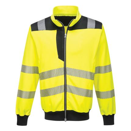 Portwest PW3 Hi-Vis Zip Sweatshirt 0