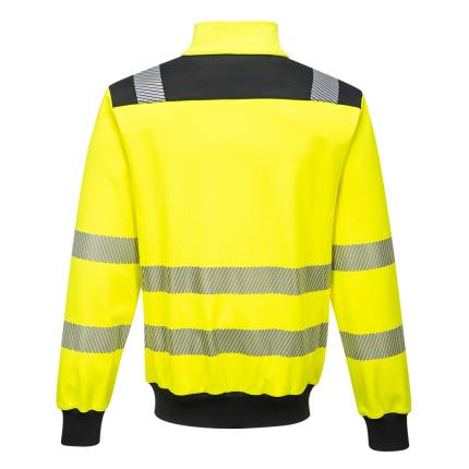 Portwest PW3 Hi-Vis Zip Sweatshirt 1