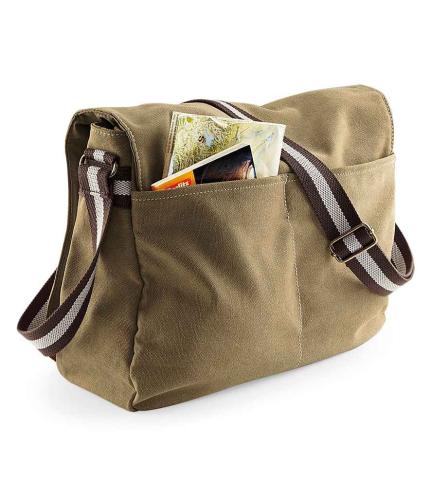 Quadra Vintage Canvas Despatch Bag 1