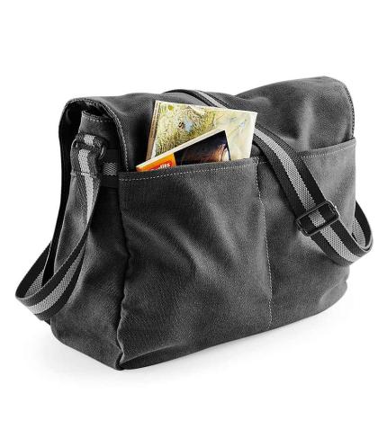 Quadra Vintage Canvas Despatch Bag 1
