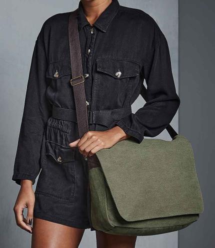 Quadra Vintage Canvas Despatch Bag 2