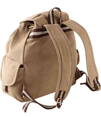 Quadra Vintage Canvas Backpack 1