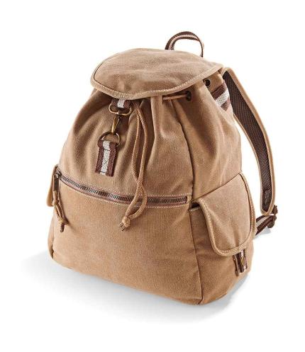 Quadra Vintage Canvas Backpack 0