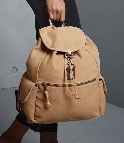 Quadra Vintage Canvas Backpack 2