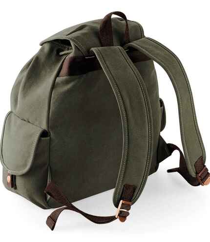Quadra Vintage Canvas Backpack 1