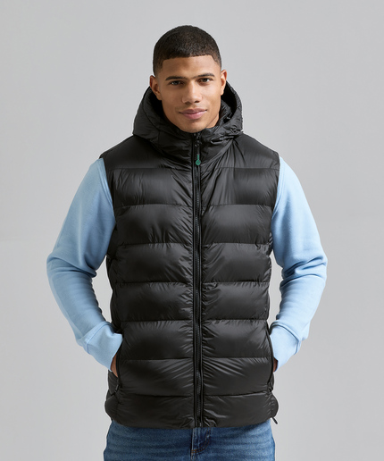 2786 Solitude Recycled Hooded Bodywarmer 1