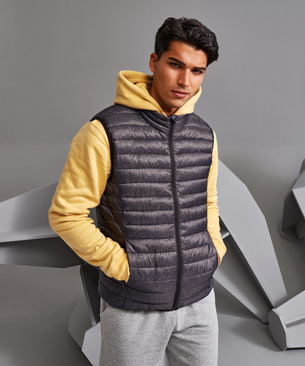 2786 Melange Padded Gilet 1