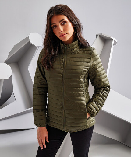 2786 Women's tribe fineline padded jacket 1
