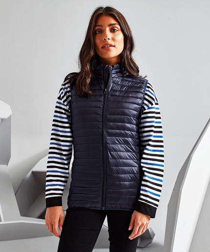 2786 Women's Tribe Fineline Padded Gilet 1