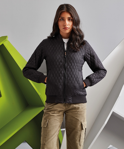 2786 Women's Quilted Flight Jacket 1