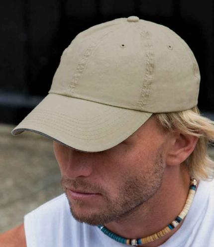 Result Washed Fine Line Cotton Cap 1