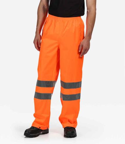 Regatta High Visibility Pro Packaway Overtrousers 2