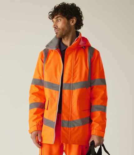 Regatta High Visibility Pro Contract Dover Parka 3